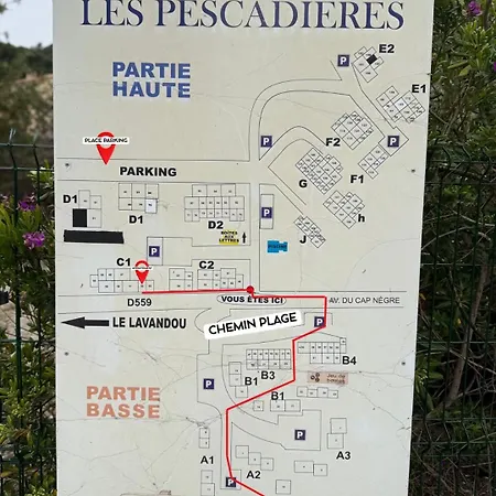 Jardin 4 Pers Piscine Apartamento *
